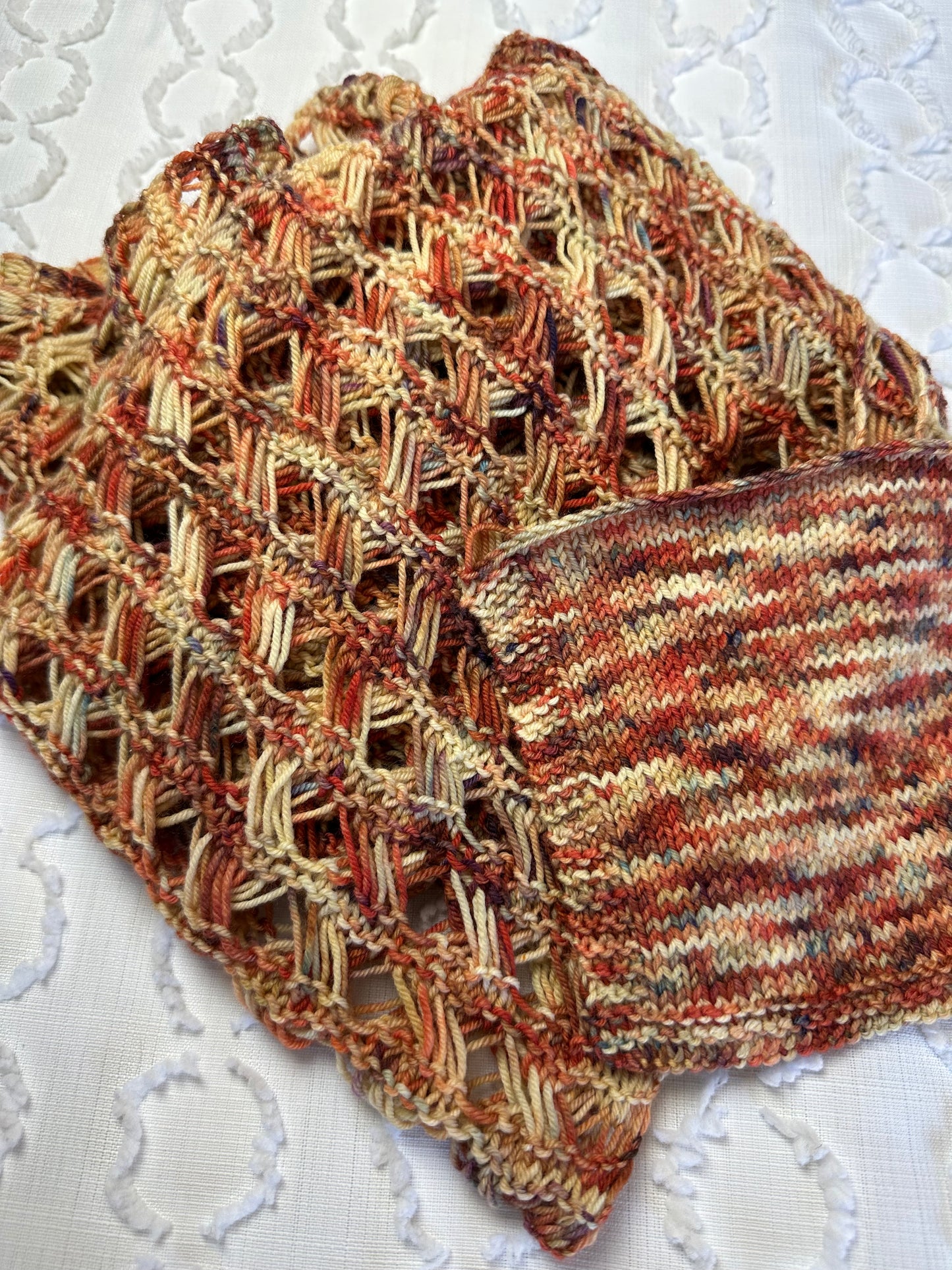 Winter Pillow Lace / Rooster Pheasant