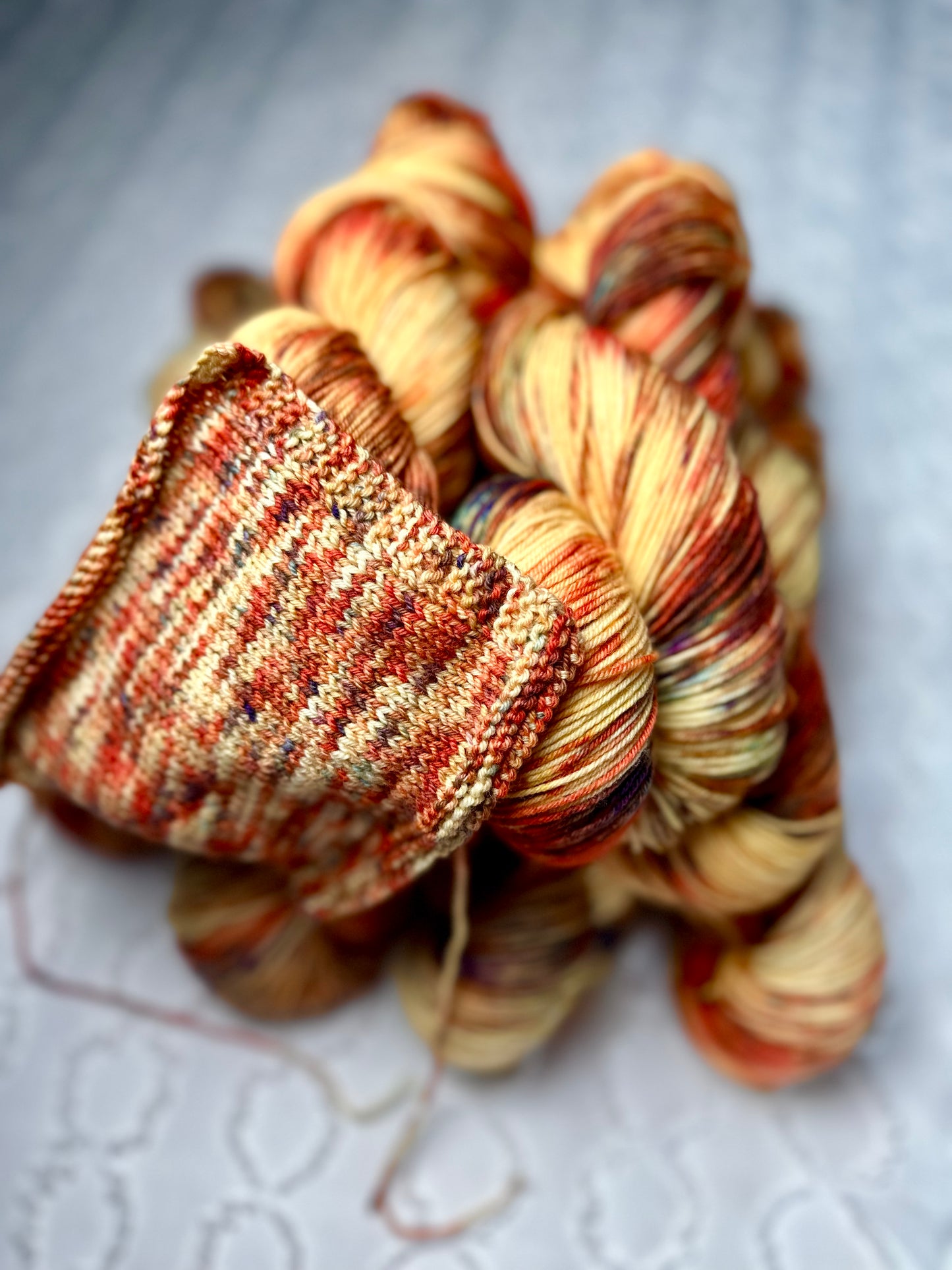 Winter Pillow Lace / Rooster Pheasant