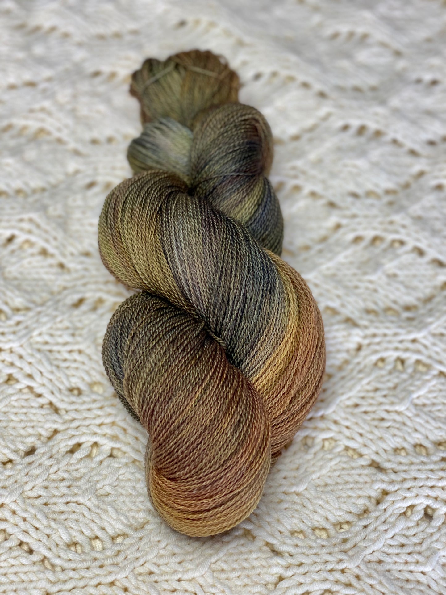 Winter Pillow Lace / Olive New Mexican