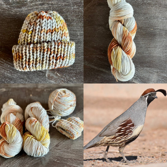 Winter Pillow DK / Gentleman Quail