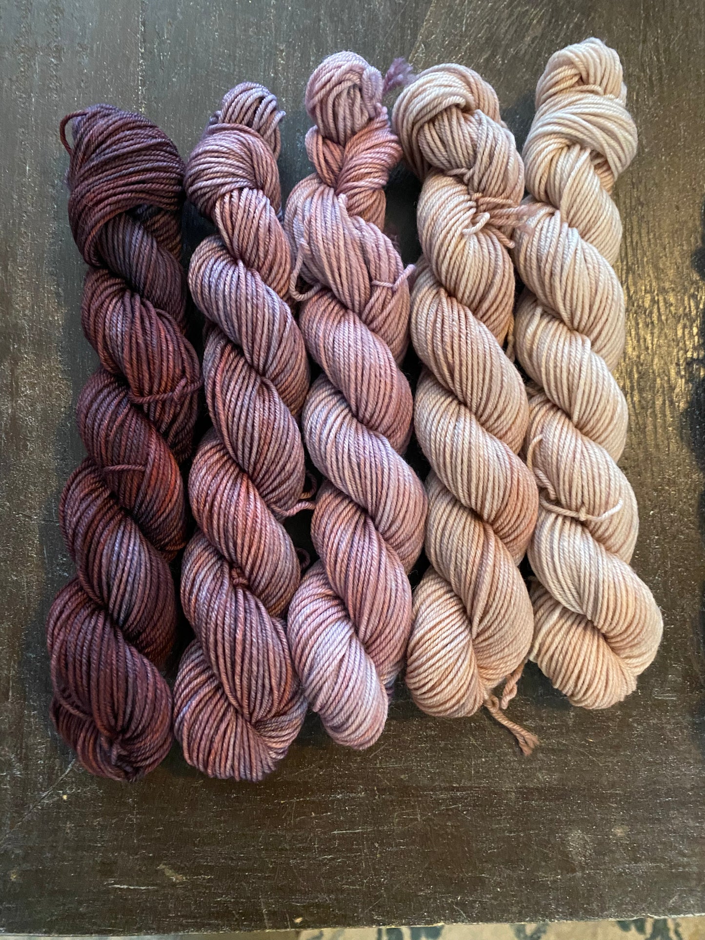 Mini Skein Sets / Rosy Paintbrush